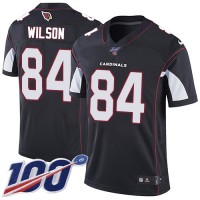 Nike Arizona Cardinals #84 Caleb Wilson Black Alternate Men's Stitched NFL 100th Season Vapor Limited Jersey