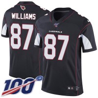 Nike Arizona Cardinals #87 Maxx Williams Black Alternate Men's Stitched NFL 100th Season Vapor Limited Jersey