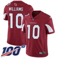 Nike Arizona Cardinals #10 Chad Williams Red Team Color Men's Stitched NFL 100th Season Vapor Limited Jersey
