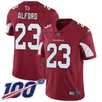 Nike Arizona Cardinals #23 Robert Alford Red Team Color Men's Stitched NFL 100th Season Vapor Limited Jersey