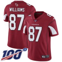 Nike Arizona Cardinals #87 Maxx Williams Red Team Color Men's Stitched NFL 100th Season Vapor Limited Jersey