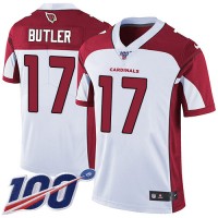 Nike Arizona Cardinals #17 Hakeem Butler White Men's Stitched NFL 100th Season Vapor Limited Jersey