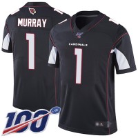 Nike Arizona Cardinals #1 Kyler Murray Black Alternate Men's Stitched NFL 100th Season Vapor Limited Jersey