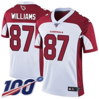 Nike Arizona Cardinals #87 Maxx Williams White Men's Stitched NFL 100th Season Vapor Limited Jersey