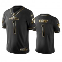 Arizona Cardinals #1 Kyler Murray Men's Stitched NFL Vapor Untouchable Limited Black Golden Jersey