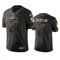 Arizona Cardinals #21 Patrick Peterson Men's Stitched NFL Vapor Untouchable Limited Black Golden Jersey
