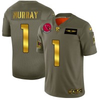 Arizona Arizona Cardinals #1 Kyler Murray NFL Men's Nike Olive Gold 2019 Salute to Service Limited Jersey