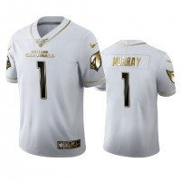 Arizona Arizona Cardinals #1 Kyler Murray Men's Nike White Golden Edition Vapor Limited NFL 100 Jersey