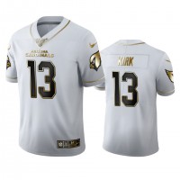 Arizona Arizona Cardinals #13 Christian Kirk Men's Nike White Golden Edition Vapor Limited NFL 100 Jersey