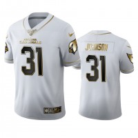 Arizona Arizona Cardinals #31 David Johnson Men's Nike White Golden Edition Vapor Limited NFL 100 Jersey
