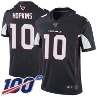 Nike Arizona Cardinals #10 DeAndre Hopkins Black Alternate Men's Stitched NFL 100th Season Vapor Untouchable Limited Jersey