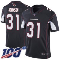 Nike Arizona Cardinals #31 David Johnson Black Alternate Men's Stitched NFL 100th Season Vapor Limited Jersey