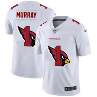 Arizona Arizona Cardinals #1 Kyler Murray White Men's Nike Team Logo Dual Overlap Limited NFL Jersey