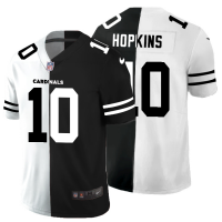 Arizona Arizona Cardinals #10 DeAndre Hopkins Men's Black V White Peace Split Nike Vapor Untouchable Limited NFL Jersey