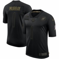 Arizona Arizona Cardinals #1 Kyler Murray Nike 2020 Salute To Service Limited Jersey Black