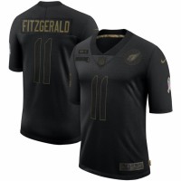 Arizona Arizona Cardinals #11 Larry Fitzgerald Nike 2020 Salute To Service Limited Jersey Black