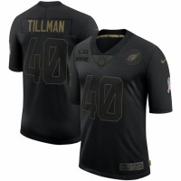 Arizona Arizona Cardinals #40 Pat Tillman Nike 2020 Salute To Service Retired Limited Jersey Black