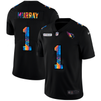 Arizona Arizona Cardinals #1 Kyler Murray Men's Nike Multi-Color Black 2020 NFL Crucial Catch Vapor Untouchable Limited Jersey