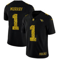 Arizona Arizona Cardinals #1 Kyler Murray Men's Nike Leopard Print Fashion Vapor Limited NFL Jersey Black