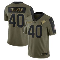 Arizona Arizona Cardinals #40 Pat Tillman Olive Nike 2021 Salute To Service Limited Player Jersey