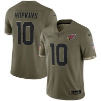Arizona Arizona Cardinals #10 Deandre Hopkins Nike Men's 2022 Salute To Service Limited Jersey - Olive