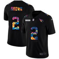 Arizona Arizona Cardinals #2 Marquise Brown Men's Nike Multi-Color Black 2020 NFL Crucial Catch Vapor Untouchable Limited Jersey