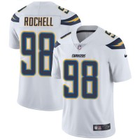 Nike Los Angeles Chargers #98 Isaac Rochell White Men's Stitched NFL Vapor Untouchable Limited Jersey