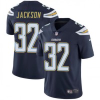 Nike Los Angeles Chargers #32 Justin Jackson Navy Blue Team Color Men's Stitched NFL Vapor Untouchable Limited Jersey