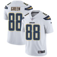 Nike Los Angeles Chargers #88 Virgil Green White Men's Stitched NFL Vapor Untouchable Limited Jersey