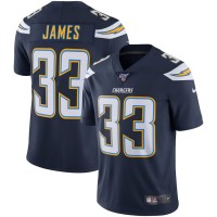 Los Angeles Los Angeles Chargers #33 Derwin James Nike 100th Season Vapor Limited Jersey Navy