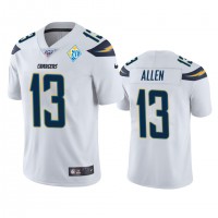 Los Angeles Los Angeles Chargers #13 Keenan Allen White 60th Anniversary Vapor Limited NFL Jersey