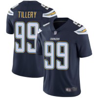 Nike Los Angeles Chargers #99 Jerry Tillery Navy Blue Team Color Men's Stitched NFL Vapor Untouchable Limited Jersey