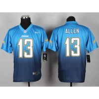 Nike Los Angeles Chargers #13 Keenan Allen Electric Blue/Navy Blue Men's Stitched NFL Elite Fadeaway Fashion Jersey