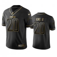 Los Angeles Chargers #20 Desmond King Men's Stitched NFL Vapor Untouchable Limited Black Golden Jersey