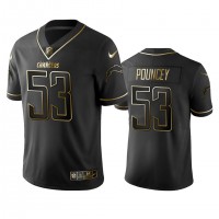 Los Angeles Chargers #53 Mike Pouncey Men's Stitched NFL Vapor Untouchable Limited Black Golden Jersey