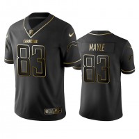 Los Angeles Chargers #83 Vince Mayle Men's Stitched NFL Vapor Untouchable Limited Black Golden Jersey