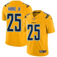 Nike Los Angeles Chargers #25 Chris Harris Jr Gold Men's Stitched NFL Limited Inverted Legend Jersey
