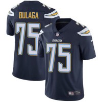 Nike Los Angeles Chargers #75 Bryan Bulaga Navy Blue Team Color Men's Stitched NFL Vapor Untouchable Limited Jersey