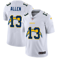 Los Angeles Los Angeles Chargers #13 Keenan Allen White Men's Nike Team Logo Dual Overlap Limited NFL Jersey