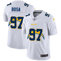 Los Angeles Los Angeles Chargers #97 Joey Bosa White Men's Nike Team Logo Dual Overlap Limited NFL Jersey