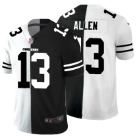Los Angeles Los Angeles Chargers #13 Keenan Allen Men's Black V White Peace Split Nike Vapor Untouchable Limited NFL Jersey