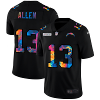 Los Angeles Los Angeles Chargers #13 Keenan Allen Men's Nike Multi-Color Black 2020 NFL Crucial Catch Vapor Untouchable Limited Jersey