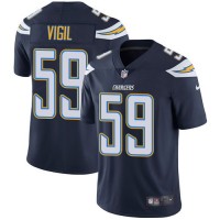 Nike Los Angeles Chargers #59 Nick Vigil Navy Blue Team Color Men's Stitched NFL Vapor Untouchable Limited Jersey