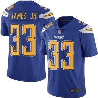 Nike Los Angeles Chargers #33 Derwin James Jr Electric Blue Men's Stitched NFL Limited Rush Jersey