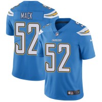Nike Los Angeles Chargers #52 Khalil Mack Electric Blue Alternate Men's Stitched NFL Vapor Untouchable Limited Jersey