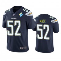 Los Angeles Los Angeles Chargers #52 Khalil Mack Navy 60th Anniversary Vapor Limited NFL Jersey