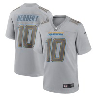 Los Angeles Los Angeles Chargers #10 Justin Herbert Nike Men's Gray Atmosphere Fashion Game Jersey