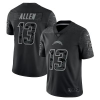 Los Angeles Los Angeles Chargers #13 Keenan Allen Black Men's Nike NFL Black Reflective Limited Jersey