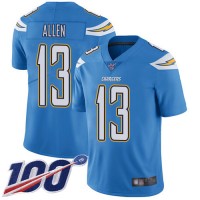 Nike Los Angeles Chargers #13 Keenan Allen Electric Blue Alternate Men's Stitched NFL 100th Season Vapor Limited Jersey