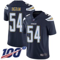 Nike Los Angeles Chargers #54 Melvin Ingram Navy Blue Team Color Men's Stitched NFL 100th Season Vapor Limited Jersey